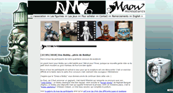 Desktop Screenshot of maow-miniatures.fr