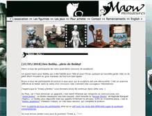 Tablet Screenshot of maow-miniatures.fr